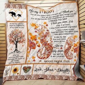 Thank You Mom Quilt Blanket  Quilt